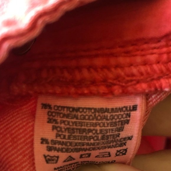 Coral Free People Jeans - Picture 5 of 5